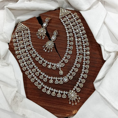 Nayana Triple Layer Victorian Necklace Set