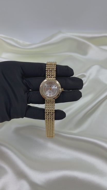 Aishita Gold Stainless Steel Watch (Adjustable)