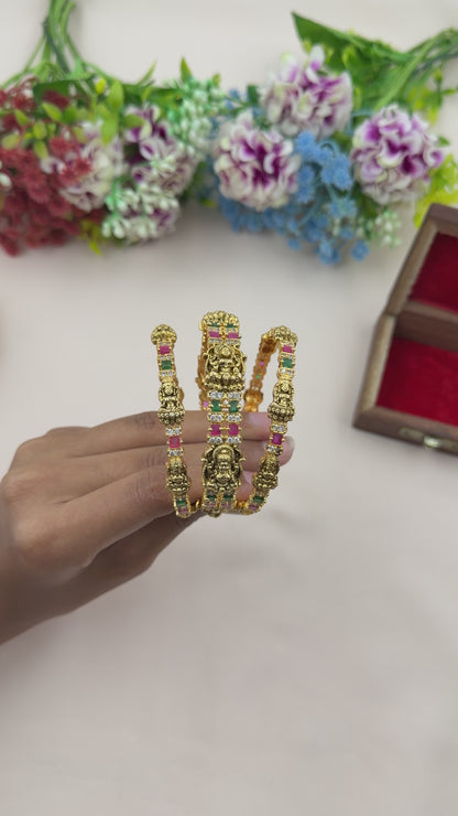 Dhanashree South Temple Bangles