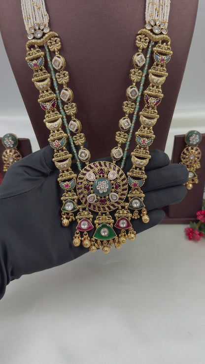 Sakshi Heritage Long Necklace Set