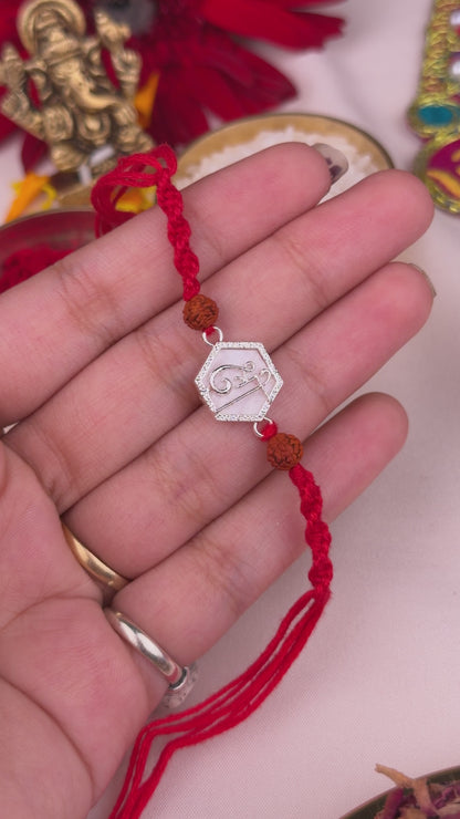 Swastik Rudraksha Rakhi