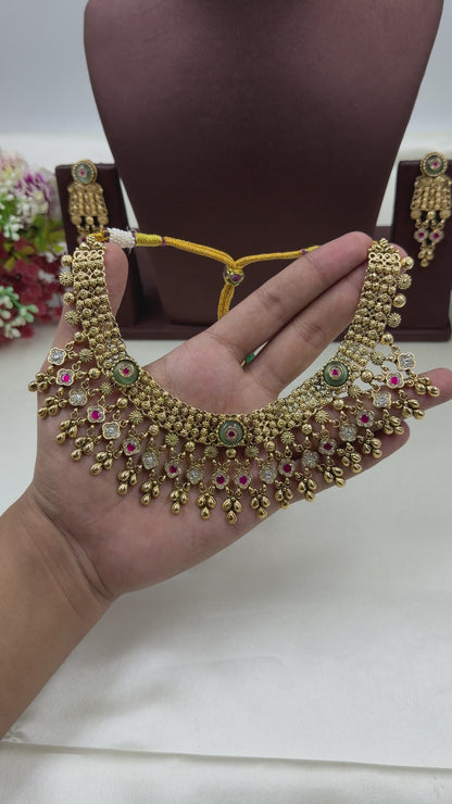 Tejal Premium Chorski Necklace Set