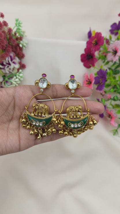 Minakshi Temple Earring