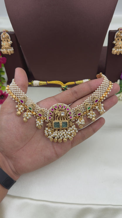 Padmini Chorski Choker Necklace Set