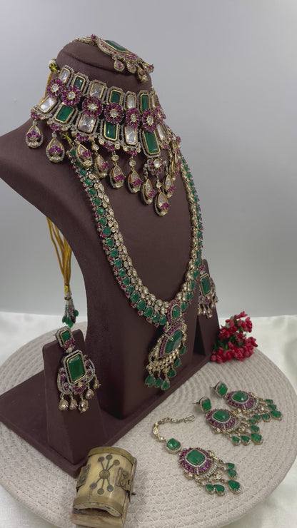 Tanu Victorian Moissanite Premium Combo Set