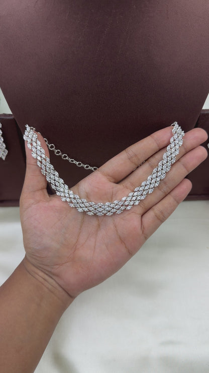 Ishani American Diamond Necklace Set