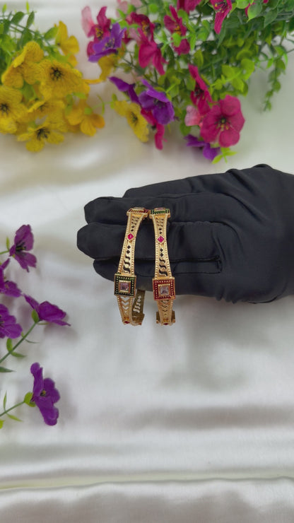 Falak Golden Bangles