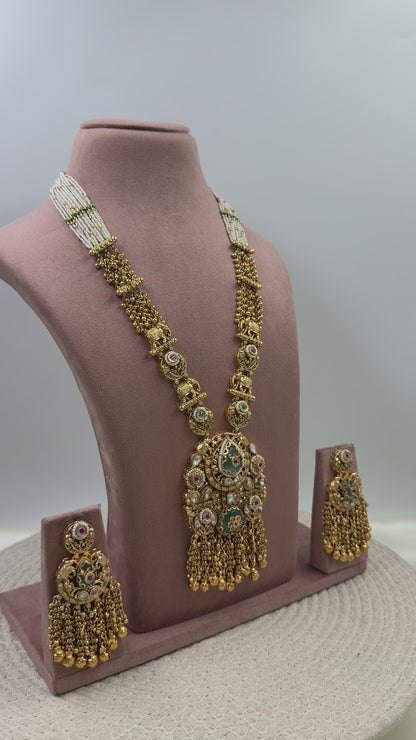 Aaradhya Chorski Heritage Long Necklace Set