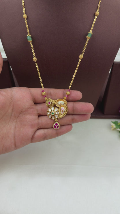 Nita Chorski Delicate Semi Long Necklace Set