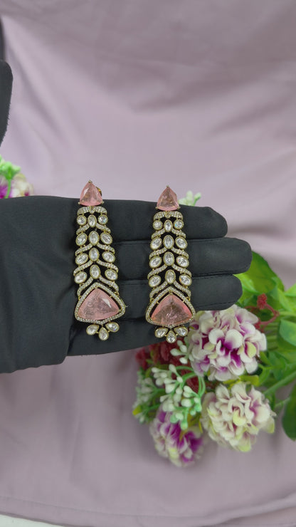 Olivia Victorian Moissanite Earring