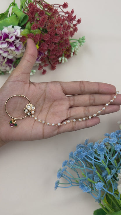 Kashvi Traditional Indian Nose Ring