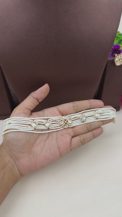 Ananya Moissanite Choker Necklace Set