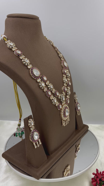 Zubeidaa Moissanite Long Necklace