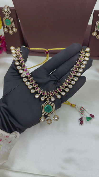 Sneha Victorian Necklace