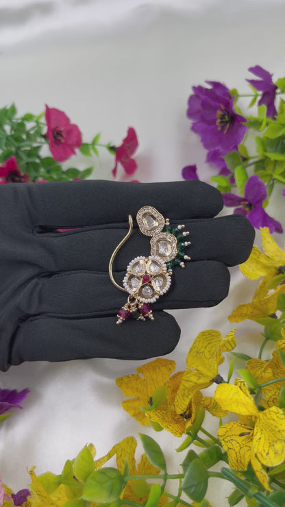 Sravani Moissanite Nose ring
