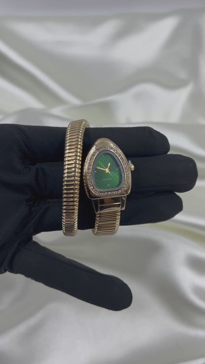 Kavita Sansi Snake Oval Analog Watch