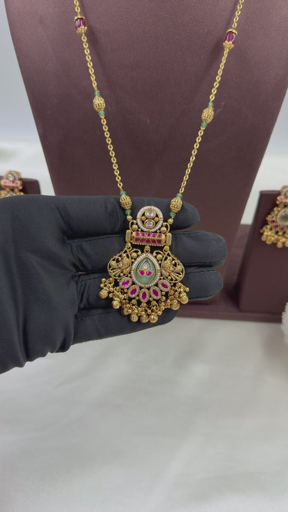 Hemal Heritage Delicate Long Necklace