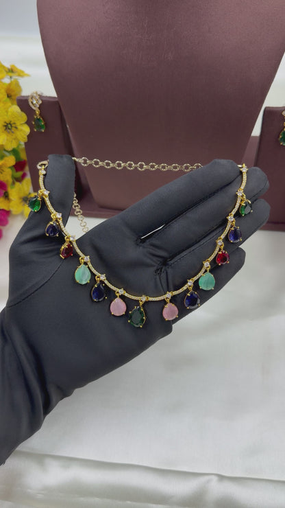 Purvi Victorian Delicate Necklace