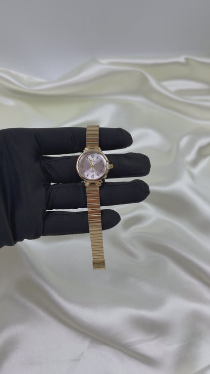 Prerna Gold Stainless Steel Watch (Adjustable)