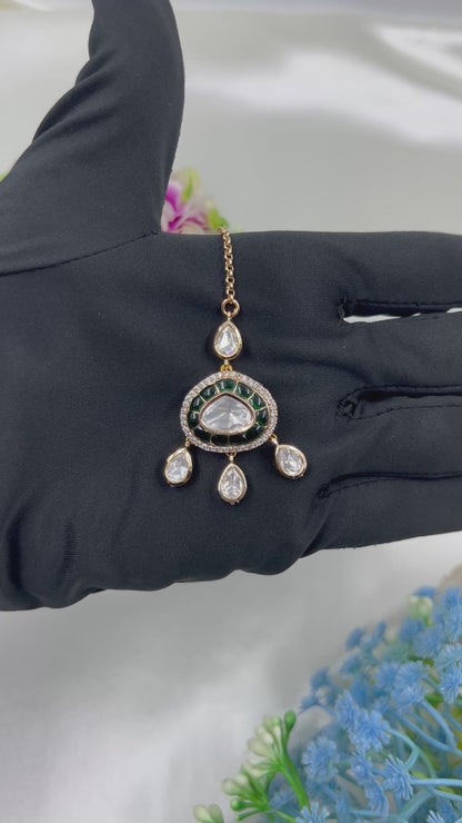 Manisha Moissanite Mang Tika
