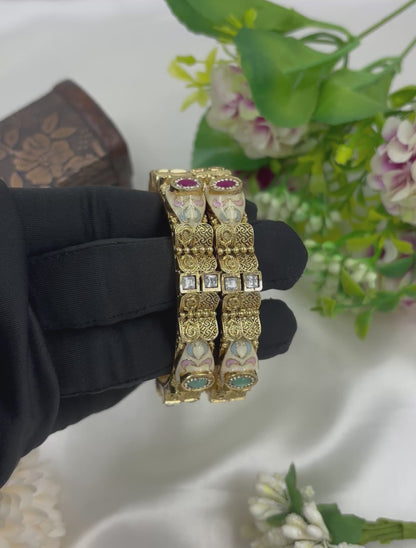 Peacock Premium Heritage Bangles