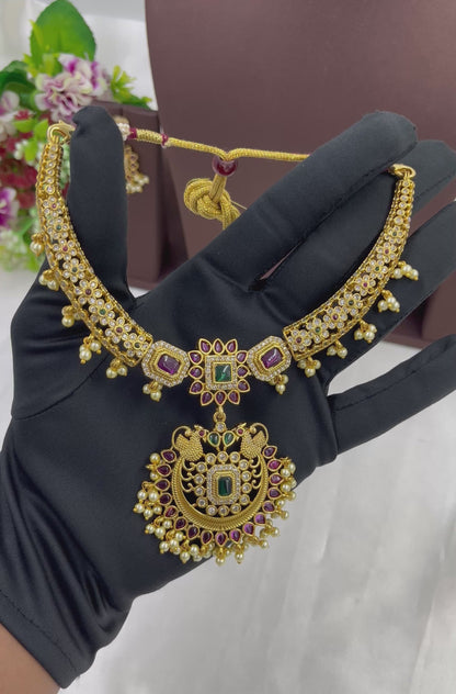 Aditi South Indian Necklace