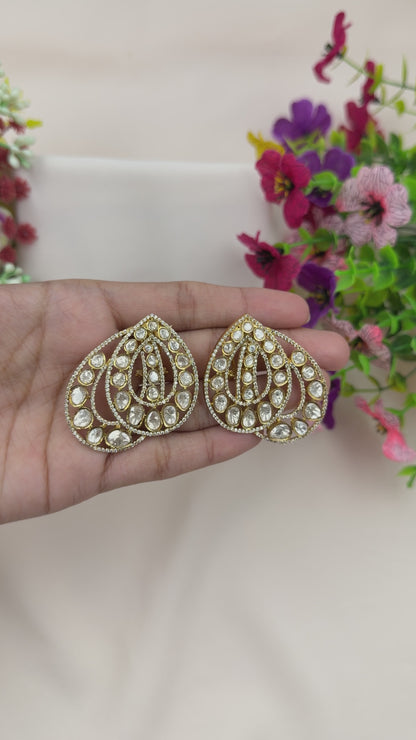 Kavita Kundan Drop Earring