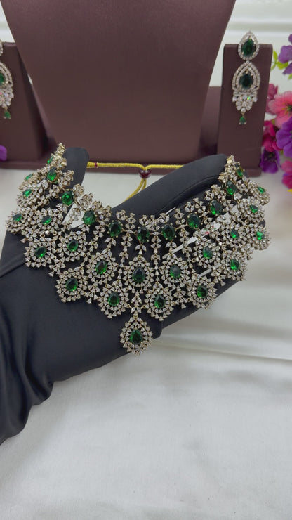 Swara Ad Victorian Choker Necklace Set