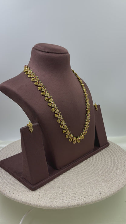 Ruchi Traditional Long Necklace Set