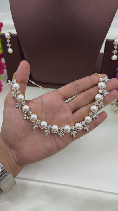 Scarlett American Diamond Necklace Set