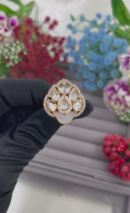 Purvi Premium Moissanite Ring