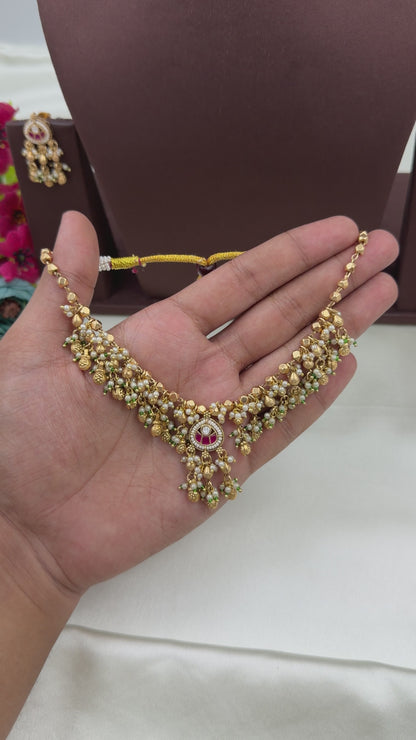 Sharvari Heritage Necklace Set