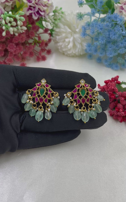 Ritu Jadau Pachi Kundan Earring