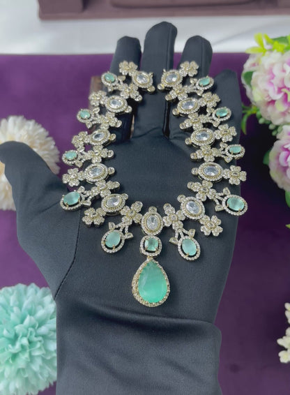 Era Regal Sparkle Victorian Necklace Set.