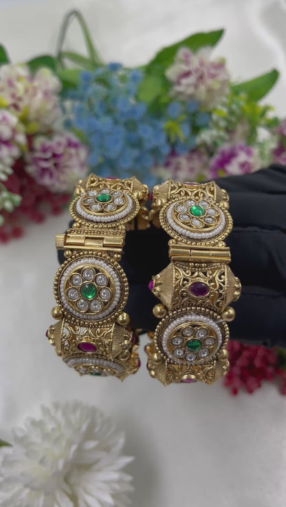 Brinda Heritage Bangles [Openable]