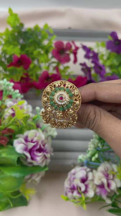 Sakshi Heritage Ring (Adjustable)