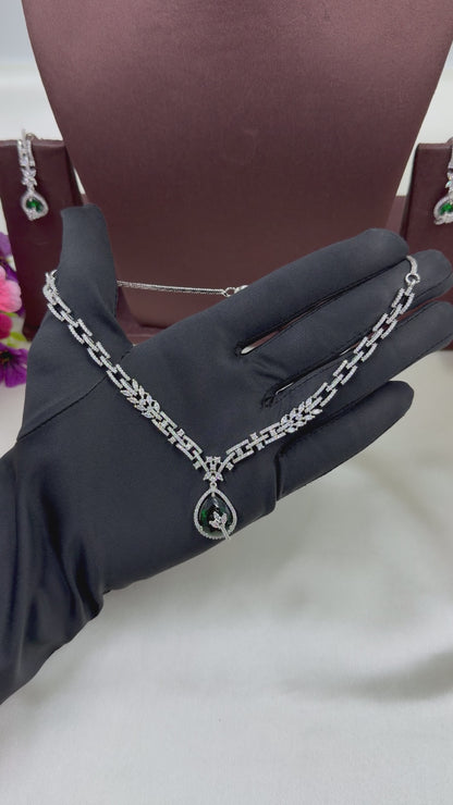 Aileen American Diamond Necklace