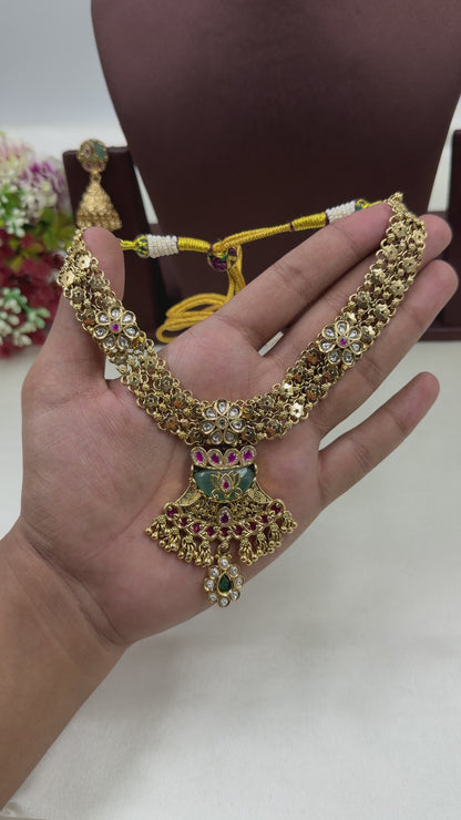 Renuka Premium Chorski Necklace Set