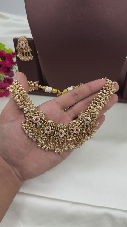 Sarika Premium Chorski Necklace Set