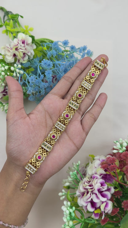 Vidhi Heritage Bracelet (Adjustable)