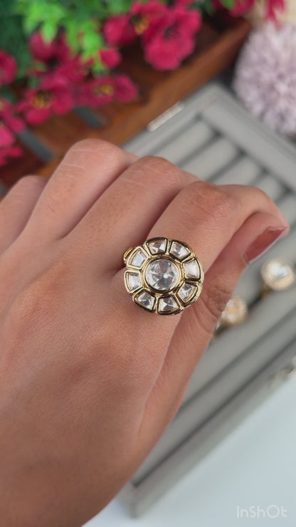 Prisha Moissanite Ring (Adjustable)