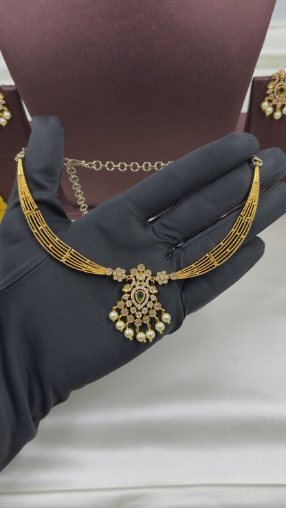 Unnati Traditional Hasli Necklace