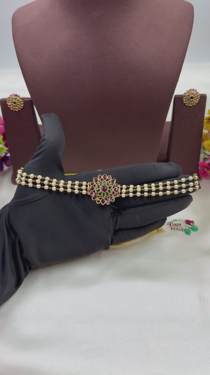 Janaki Victorian Traditional Choker Necklace