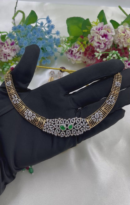 Nilu Traditional Micro Gold Necklace