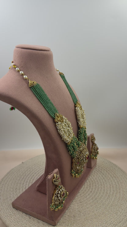 Nirupama Traditional Long Necklace Set