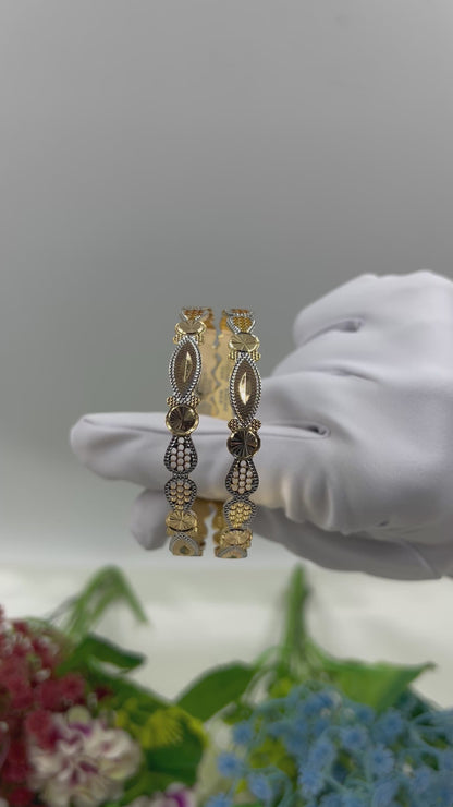 Jigna Premium Two-tone Bangles