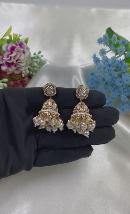 Rima Moissanite Jumka ￼