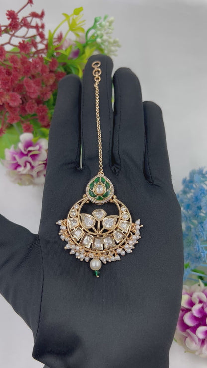Riya Moissanite Mang Tika