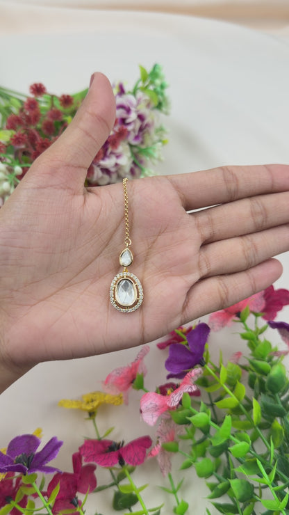 Mayuri Moissanite Mang Tika