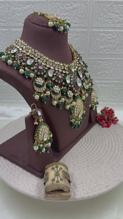 Chandrika Polki Kundan Necklace Set